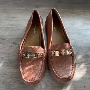 Coach | Slip On Loafers | Pebble Leather